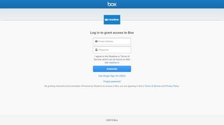 
                            2. Customer Log In - Box Developer Portal