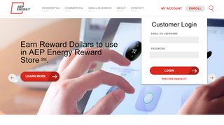 
                            4. Customer Login | AEP Energy