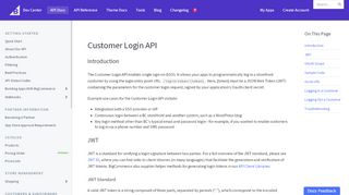 
                            8. Customer Login API - Customers & Subscribers - API Docs ...