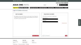 
                            3. Customer Login - Aqua One Parts - the online …