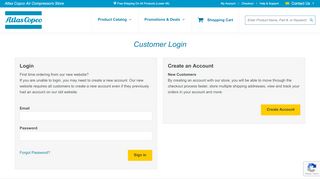 
                            7. Customer Login | Atlas Copco