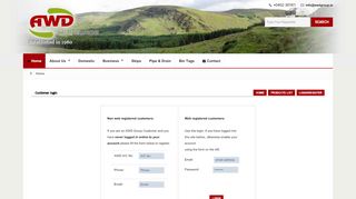 
                            1. Customer login - AWD Group