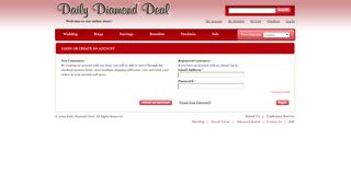 
                            8. Customer Login - dailydiamonddeal.com