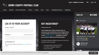 
                            11. Customer Login - Derby County - dcfc.co.uk