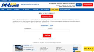 
                            3. Customer Login - ezautoauction.com | Login