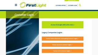 
                            11. Customer Login | FirstLight Fiber