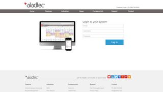 
                            6. Customer Login for the Aladtec System