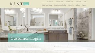 
                            3. Customer Login | Kent Homes