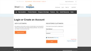 
                            7. Customer Login Kingspan Insulation - Kingspan Shed Store