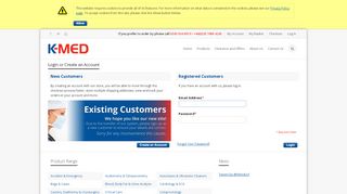 
                            8. Customer Login - kmed.co.uk