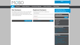 
                            5. Customer Login - Moso Graphics