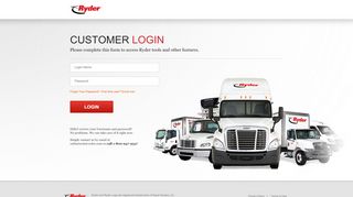 
                            3. Customer Login - Ryder