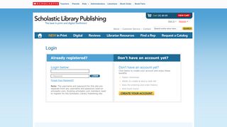 
                            4. Customer Login | Scholastic Library Publishing