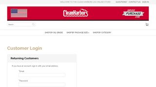 
                            3. Customer Login - store.cleanharbors.com