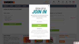 
                            1. Customer Login - worx.com