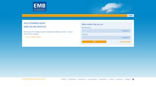 
                            5. Customer Online Service Portal - emb-gmbh.de