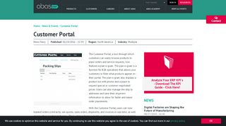 
                            4. Customer Portal | abas - abas ERP