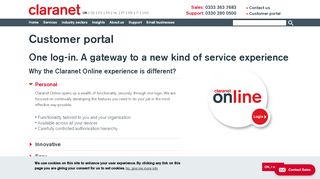 
                            1. Customer portal | Claranet UK