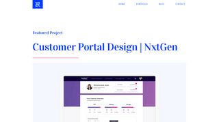 
                            9. Customer Portal Design | NxtGen – Ari Rahmati | UX & UI Designer