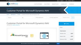 
                            3. Customer Portal for Microsoft Dynamics NAV | Codeless Platforms