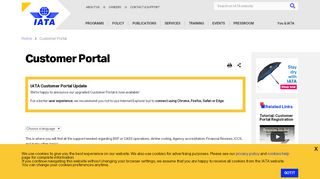 
                            5. Customer Portal - iata.org