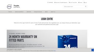 
                            9. Customer Portal Login - Volvo Trucks Australia