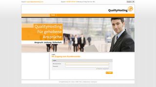 
                            3. Customer Portal - QualityHosting AG