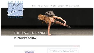 
                            8. Customer Portal | San Diego Danceworks