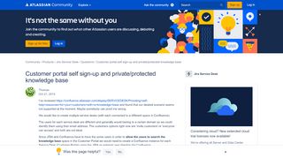 
                            3. Customer portal self sign-up and private/protected...