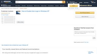 
                            2. Customer reviews: How to Enable Auto Login in ... - Amazon.com