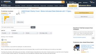 
                            3. Customer reviews: LAKA Portal 2 Sentry Turret ... - Amazon.com