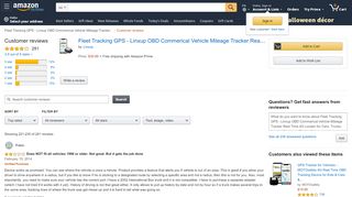 
                            8. Customer reviews: Linxup OBD GPS Tracker with Real ... - Amazon.com