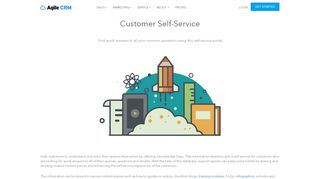 
                            8. Customer Self-Service | Agile CRM