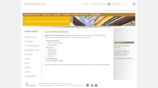 
                            6. Customer Service, Eagle Gateway - Eagle Investment Systems