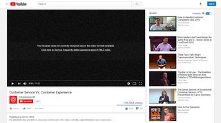 
                            9. Customer Service Vs. Customer Experience - YouTube