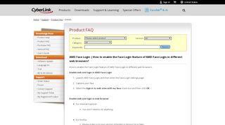 
                            2. Customer Support - AMD Face Login | How to enable the Face ...