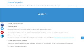 
                            3. Customer Support | Resume Companion