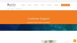 
                            6. Customer Support | Xactly Corp