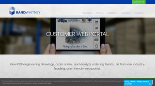 
                            8. Customer Web Portal for Packaging Management | Rand-Whitney