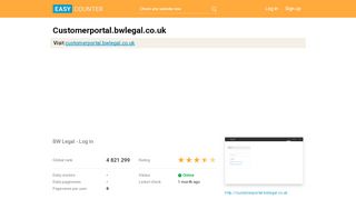 
                            5. Customerportal.bwlegal.co.uk: BW Legal - Log in