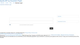 
                            4. Customers / Member Login | Apollo MT by Guardian Flight