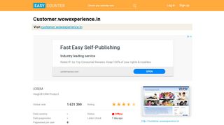 
                            7. Customer.wowexperience.in: iCREM - Easy Counter