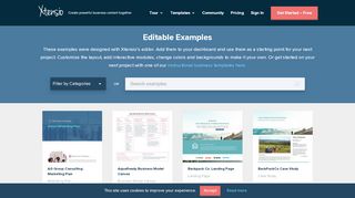 
                            1. Customize and Share Xtensio's FREE Editable Examples | …
