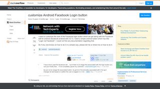 
                            6. customize Android Facebook Login button - Stack Overflow