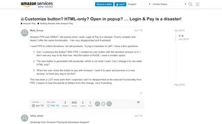 
                            7. Customize button? HTML-only? Open in popup? ... Login & Pay is a ...