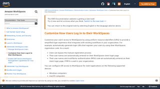 
                            5. Customize How Users Log in to their WorkSpaces - Amazon ...