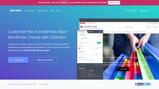 
                            7. Customize the AccessPress Store WordPress Theme with CSSHero