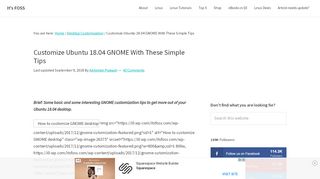 
                            9. Customize Ubuntu 18.04 GNOME With These Simple Tips