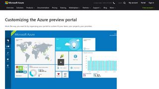 
                            4. Customizing the Azure preview portal - Microsoft Azure