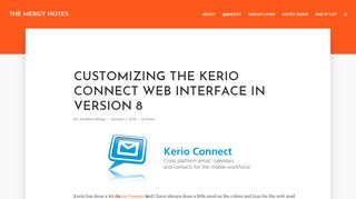 
                            7. Customizing the Kerio Connect Web Interface In Version 8 – The ...